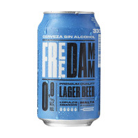 Cerveza Free Damm lata sin alcohol 330ml