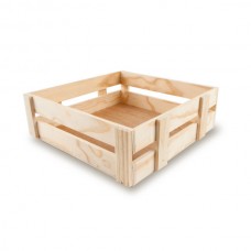 Caja madera cuadrada 30x30x10(no se venden individualmente)