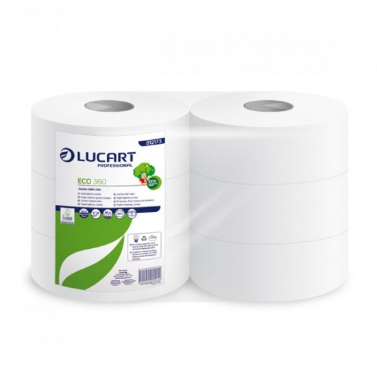 Papel Higiénico Eco Blanco 360m 6r (2h) Lucart 
