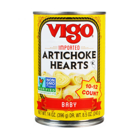 Corazón de alcachofa bebé Vigo 396g