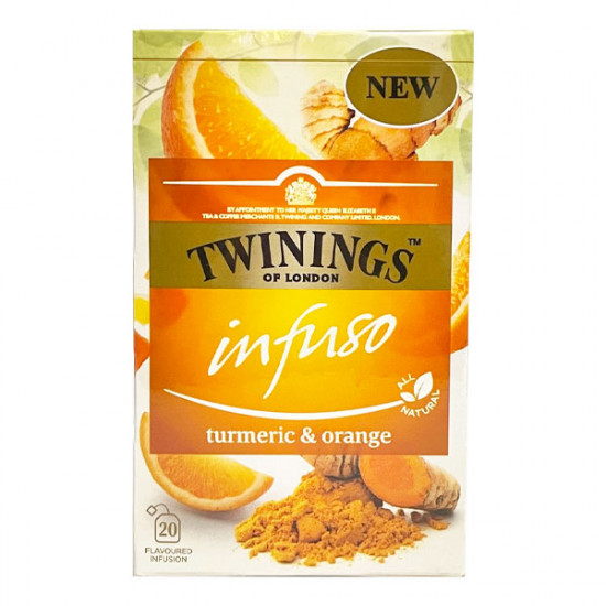Té infuso cúrcuma naranja Twinings 30gr