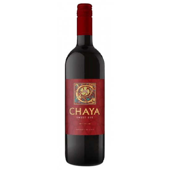 Vino Chaya Sweet Red Kosher y Mevushal 750ml