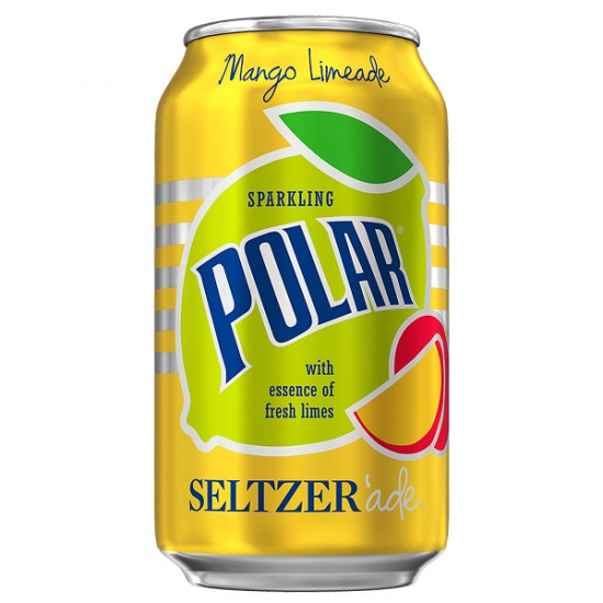 Seltzer Ade Polar Mango lima lmón 355ml