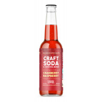 Craft soda cranberry raspberry 355ml