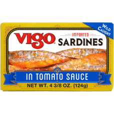 Sardinas en salsa de tomate Vigo 124g