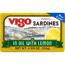 Sardina aceite/limón Vigo 124g