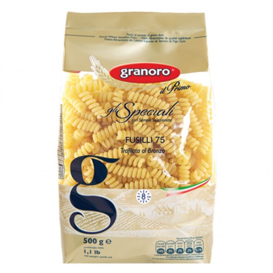 Pasta Fusilli Resorte Granoro #75 500 gr