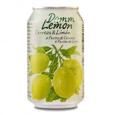 Cerveza Lager Lemon Damm Lata 330 ml