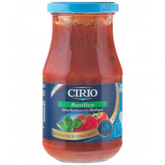 Salsa Tomate con Albahaca Cirio 420 gr